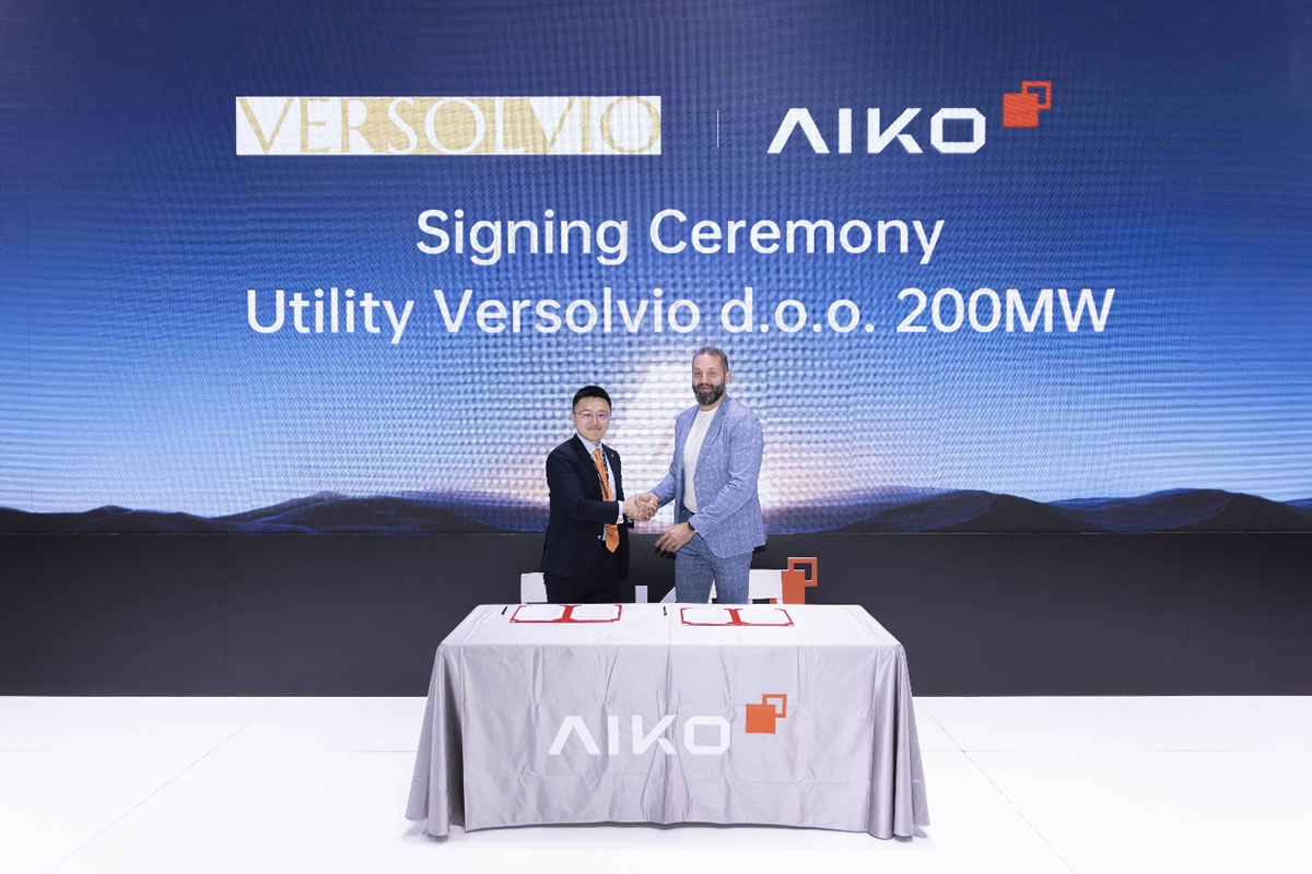 AIKO Signs Landmark Utility Agreements at Intersolar Europe 2025