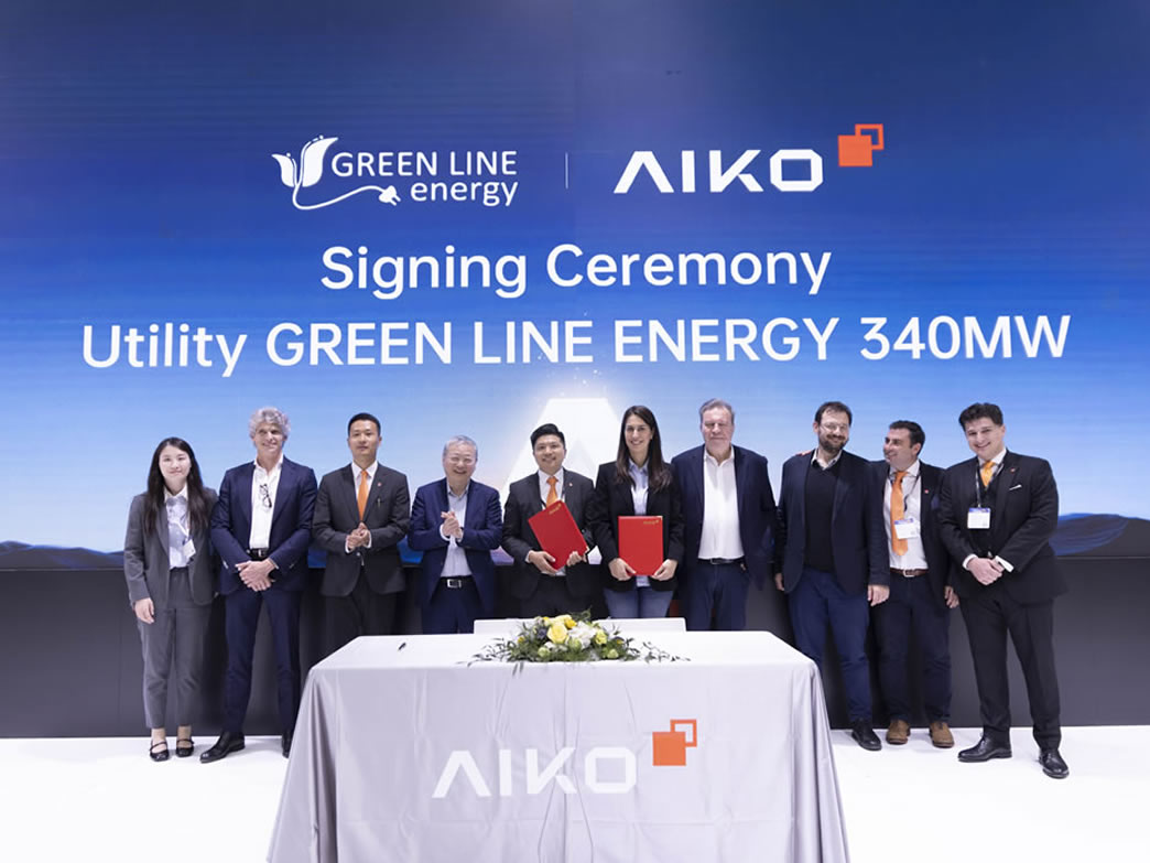 AIKO Signs Landmark Utility Agreements at Intersolar Europe 2025